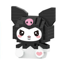 Cargar imagen en el visor de la galería, Kuromi Figure with Building Blocks