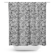 Cargar imagen en el visor de la galería, Sourpuss Melting Skulls Shower Curtain