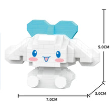 Cargar imagen en el visor de la galería, Cinnamoroll Figure with Building Blocks