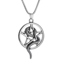 Cargar imagen en el visor de la galería, Baphomet Amulet Necklace