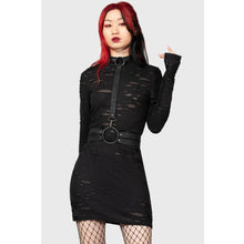 Cargar imagen en el visor de la galería, Sinners Glimmer Long Sleeve Dress