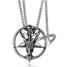 Cargar imagen en el visor de la galería, Baphomet Amulet Necklace