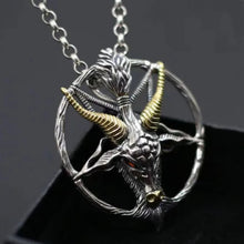 Cargar imagen en el visor de la galería, Baphomet Amulet Necklace
