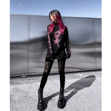 Cargar imagen en el visor de la galería, Velvet Mesh Leggings Cathedral