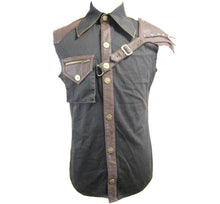 Cargar imagen en el visor de la galería, SHT02901 Punk Soldier Men Shirt