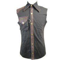 Cargar imagen en el visor de la galería, SHT02901 Punk Soldier Men Shirt