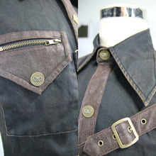 Cargar imagen en el visor de la galería, SHT02901 Punk Soldier Men Shirt