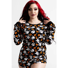 Cargar imagen en el visor de la galería, Haunted Pumpkin Long Sleeve Top