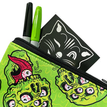 Cargar imagen en el visor de la galería, Sourpuss Gnarly Skull Zip Pouch