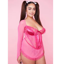 Cargar imagen en el visor de la galería, SUGAR THRILLZ - Plus Pretty Spoiled But Not Rotten Long Sleeve Teddy