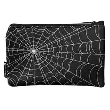 Cargar imagen en el visor de la galería, Sourpuss Spiderweb Zip Pouch