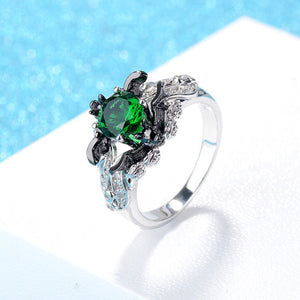 Romantic Bat Zirconia Ring