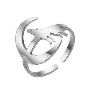 Nordic Wolf Ring