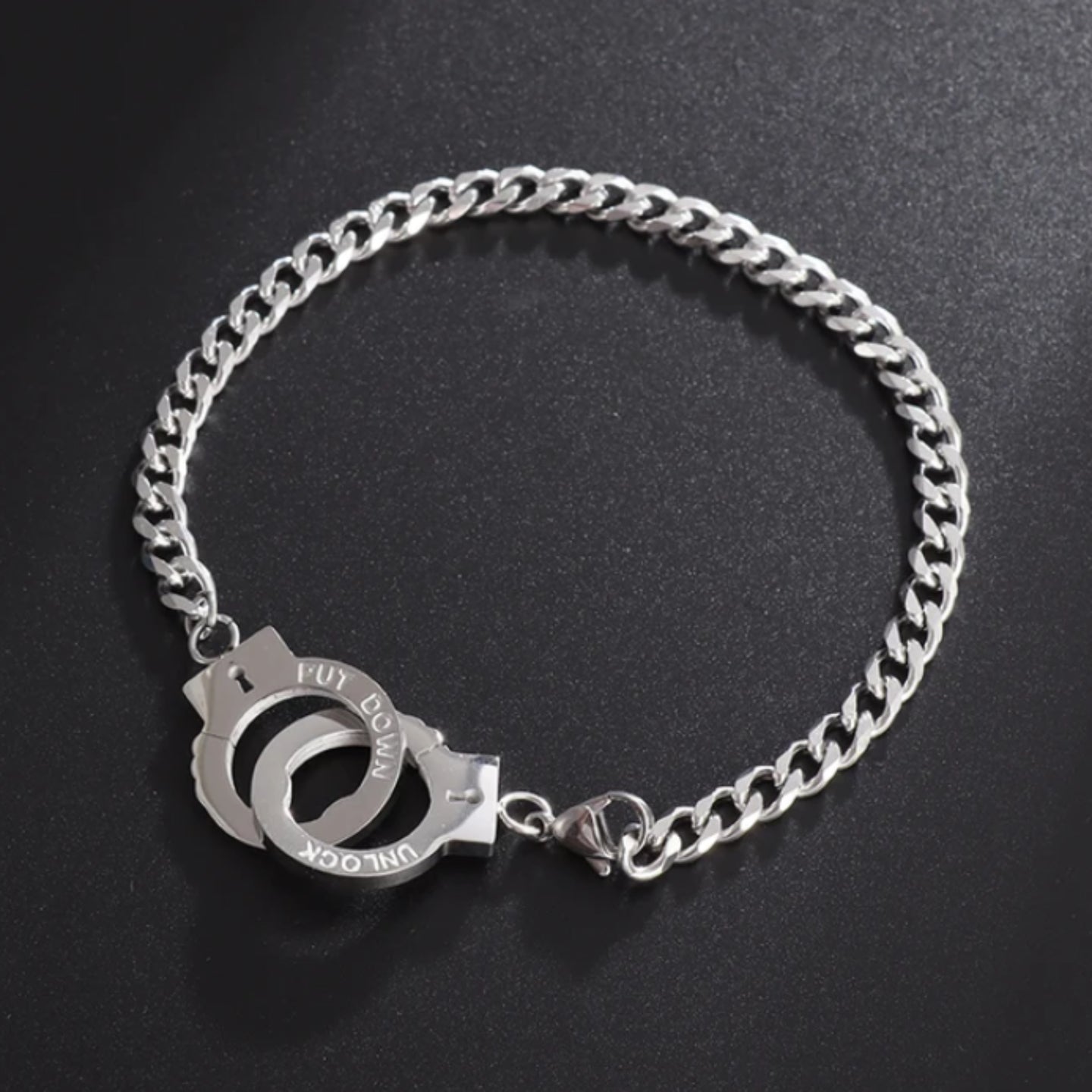 Steel Handcuff Bracelet