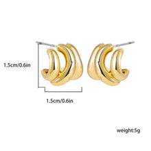 Cargar imagen en el visor de la galería, Chunky Hoop Earring
