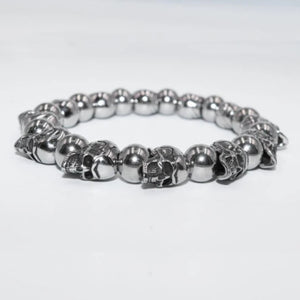 Steel Skull Bracelet