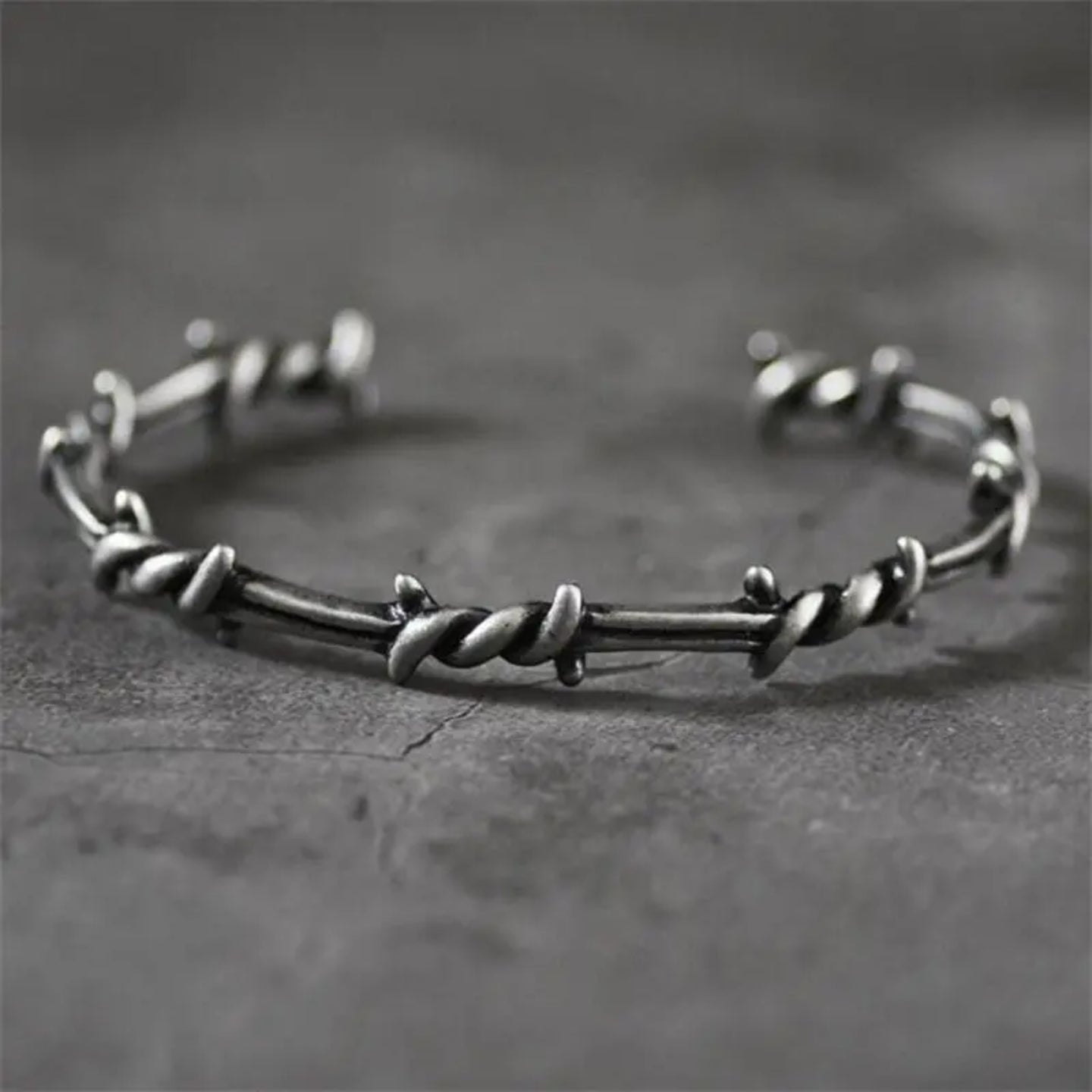 Steel Spike Bracelet