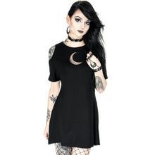 Cargar imagen en el visor de la galería, Crescent Moon Mesh Tunic Dress
