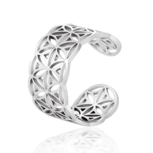 Cargar imagen en el visor de la galería, Viking Flower of Life Ring
