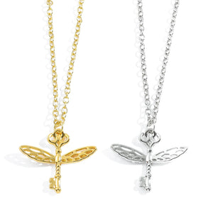 Golden Snitch Wings Necklace