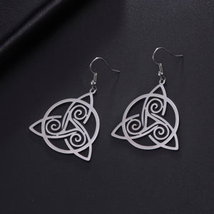 Celtic Triskel Amulet Earrings