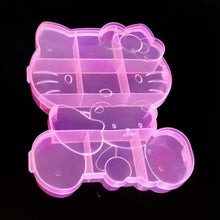 Cargar imagen en el visor de la galería, Hello Kitty Plastic Jewelry Storage Medium Box
