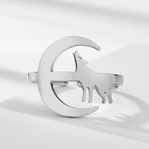 Nordic Wolf Ring