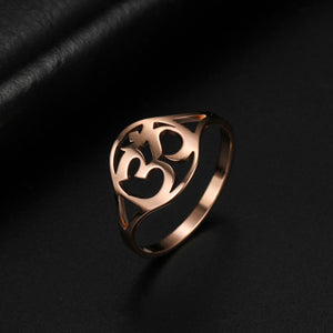 Indian Talisman Om Ring