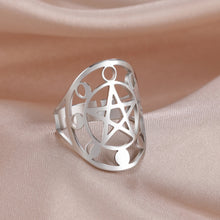 Cargar imagen en el visor de la galería, Viking Pentagram Ring
