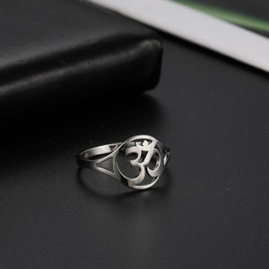 Indian Talisman Om Ring