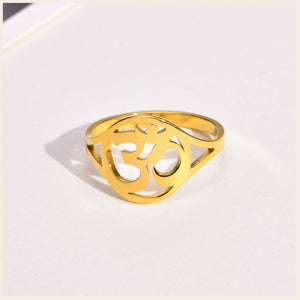 Indian Talisman Om Ring