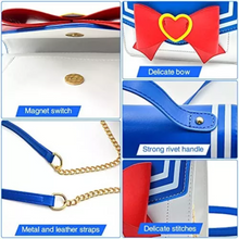 Cargar imagen en el visor de la galería, Sailor Moon Crossbody Blue Bag
