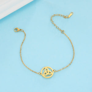 Circle Triquetra Celtic Amulet Bracelet