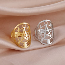 Cargar imagen en el visor de la galería, Viking Pentagram Ring
