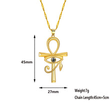 Cargar imagen en el visor de la galería, Cross Ankh Necklace
