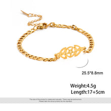 Cargar imagen en el visor de la galería, Triquetra &amp; Pentagram Amulet Bracelet
