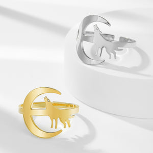 Nordic Wolf Ring