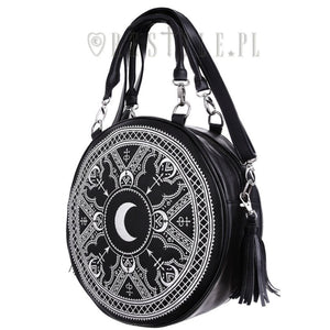 Henna White Round Bag