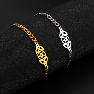 Triquetra & Pentagram Amulet Bracelet