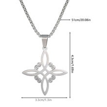 Cargar imagen en el visor de la galería, Witch&#39;s Knot Necklace
