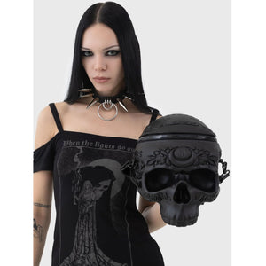 Contact The Dead Skull Handbag