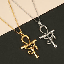 Cargar imagen en el visor de la galería, Cross Ankh Necklace
