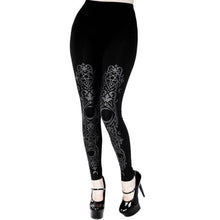 Cargar imagen en el visor de la galería, Black gothic Baroque Leggings
