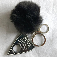 Cargar imagen en el visor de la galería, Ouija Acrylic Keychain with Pom Pom
