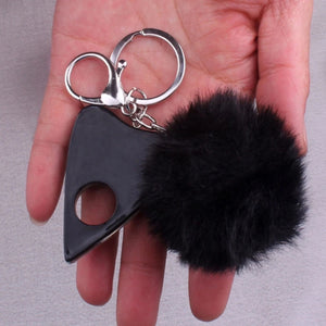 Ouija Acrylic Keychain with Pom Pom