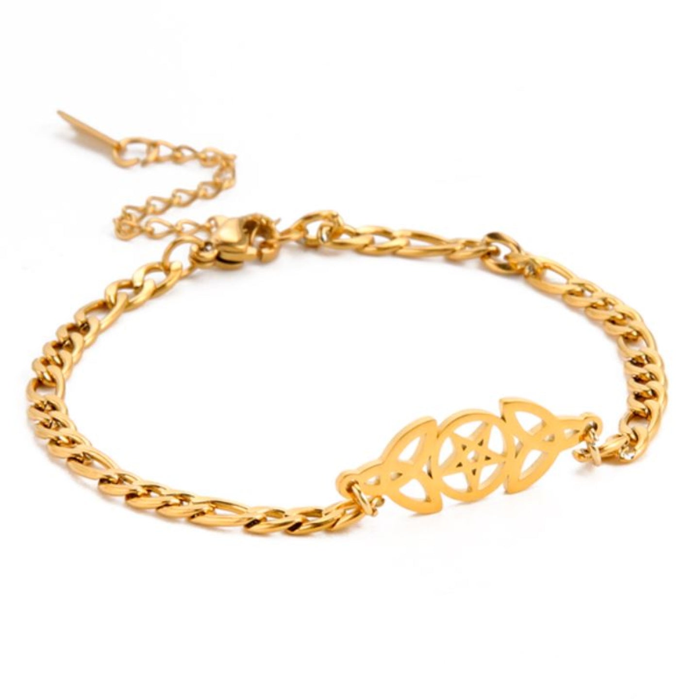 Triquetra & Pentagram Amulet Bracelet