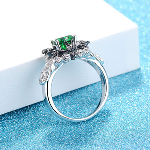 Romantic Bat Zirconia Ring