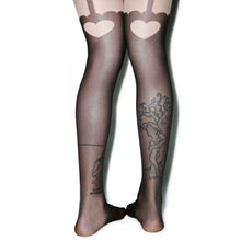Cargar imagen en el visor de la galería, Garter My Heart Tights

