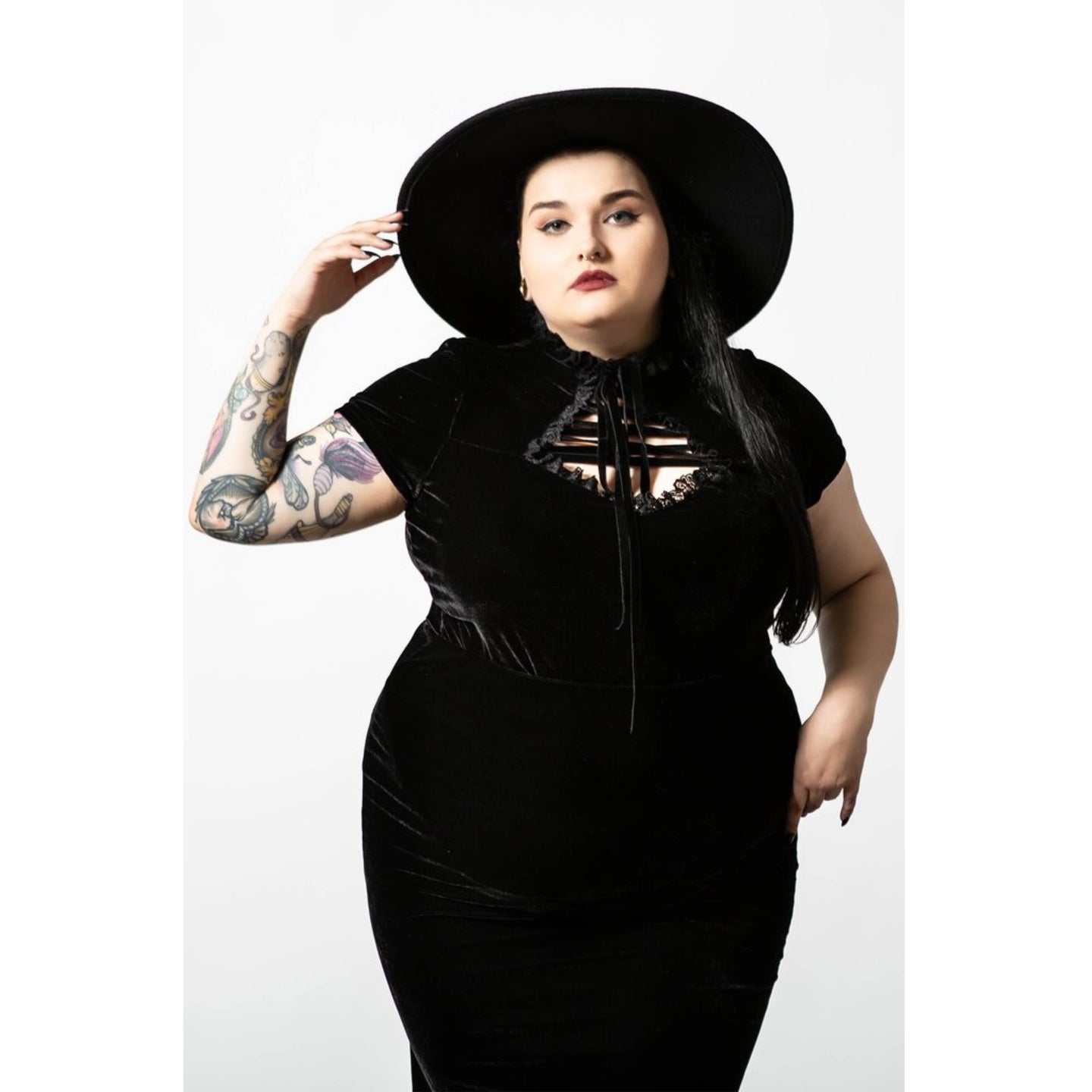 Malady Lace-Up Top [B] [PLUS]
