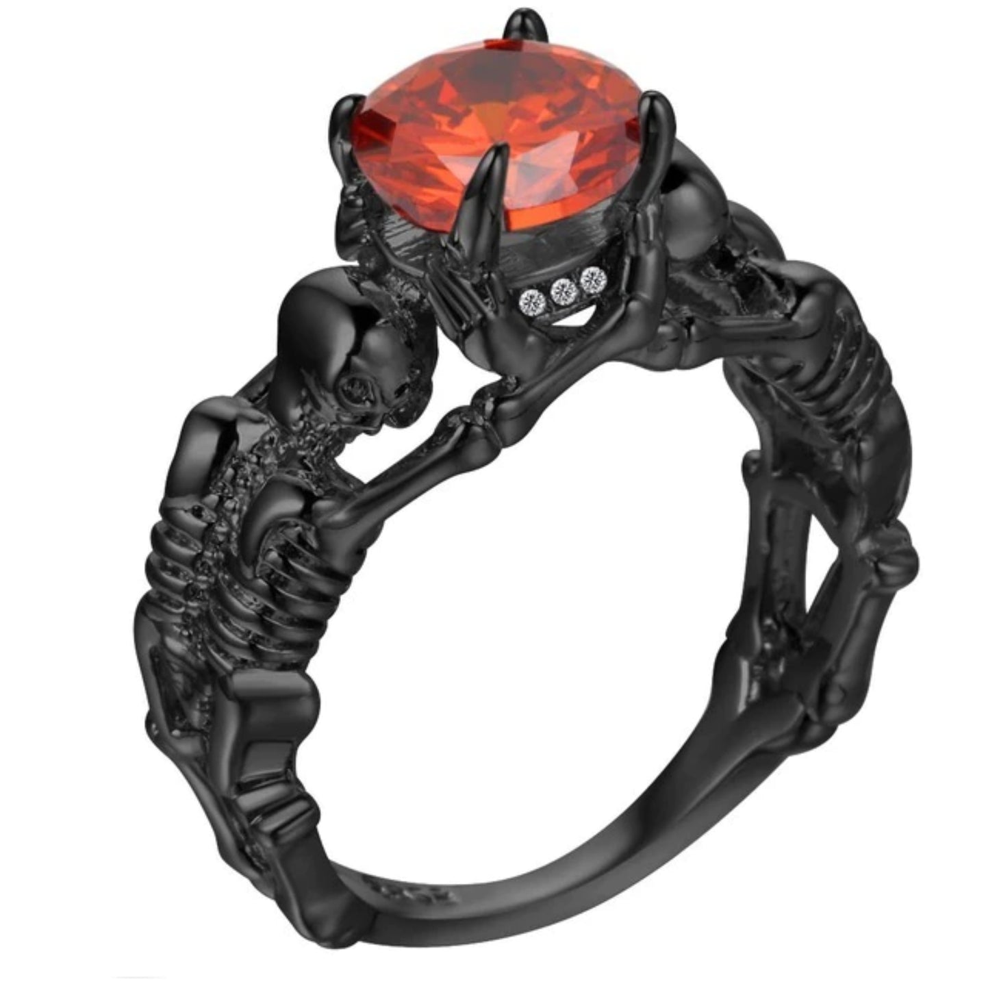 Skeleton Red Ring